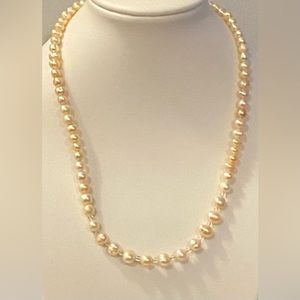 Genuine Organic Freshwater Pearl necklace